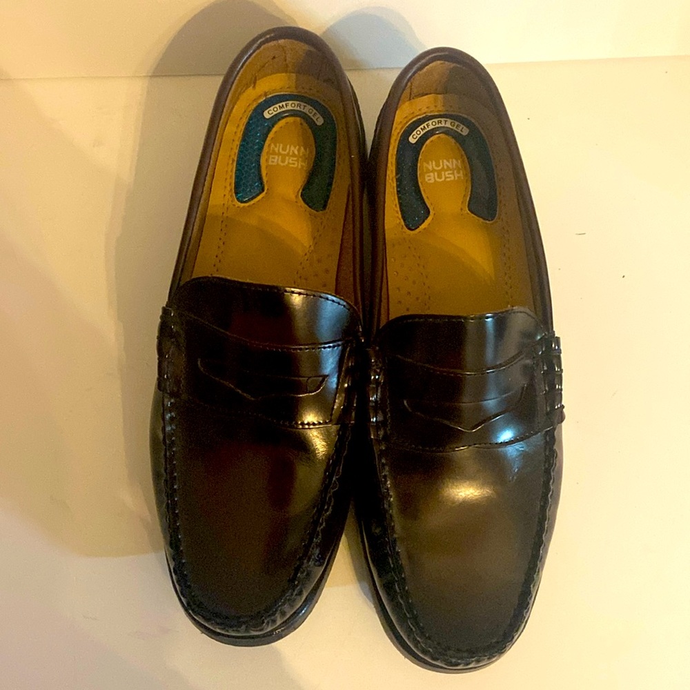 Nunn Bush Loafer Men's Size 8M Brown Slip On Genuine Leather NEW